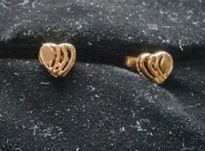 Ohrstecker Ohrschmuck Herz Gold 333