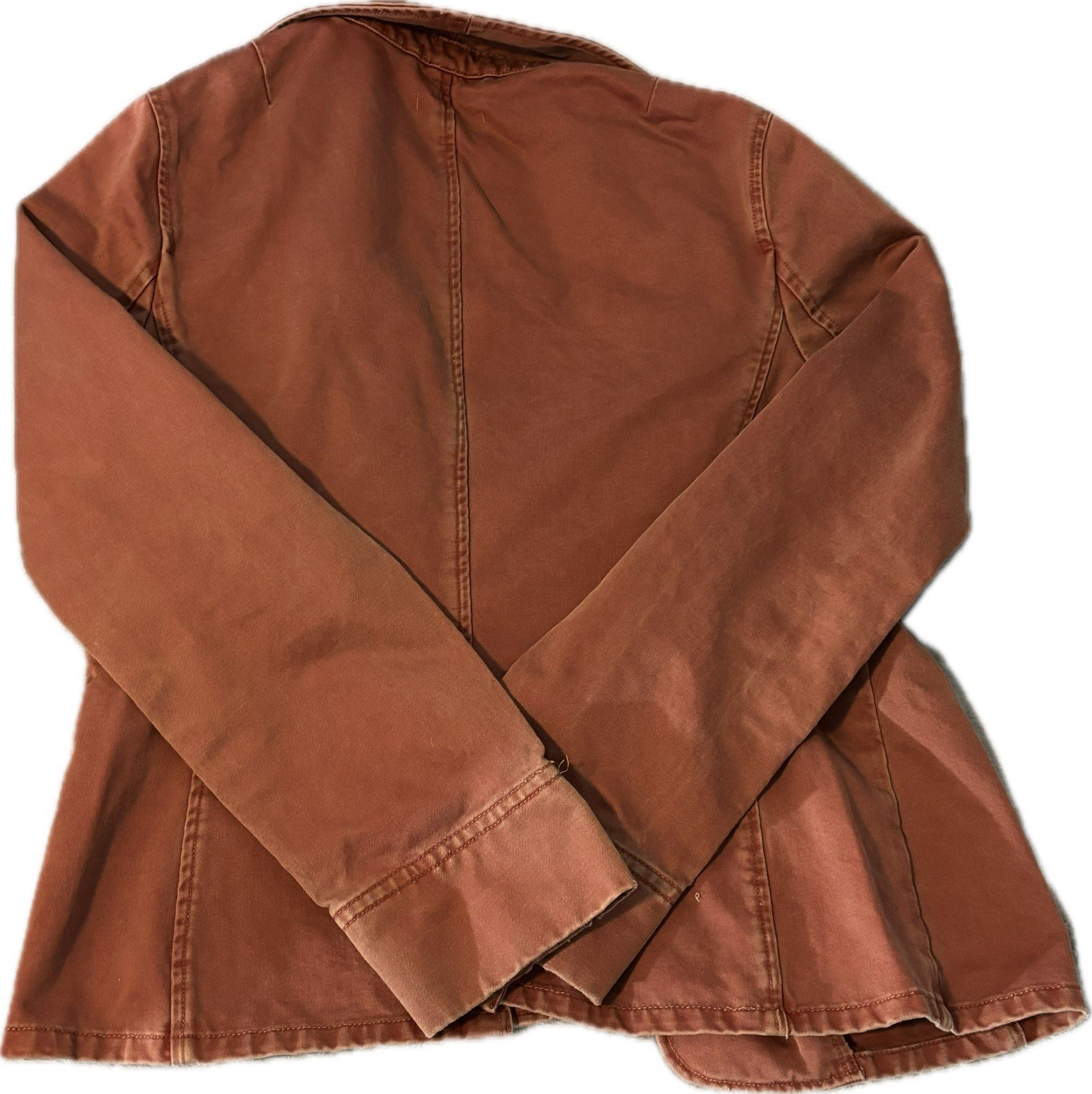 Gap Retro Orange & Brown Basic Jacket With Button… - image 2