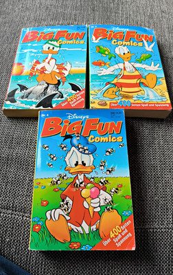 Disney Disneys Big Fun Comics Lot Nr. 1, 3 & 4 Taschenbuch Deutsch Donald Duck