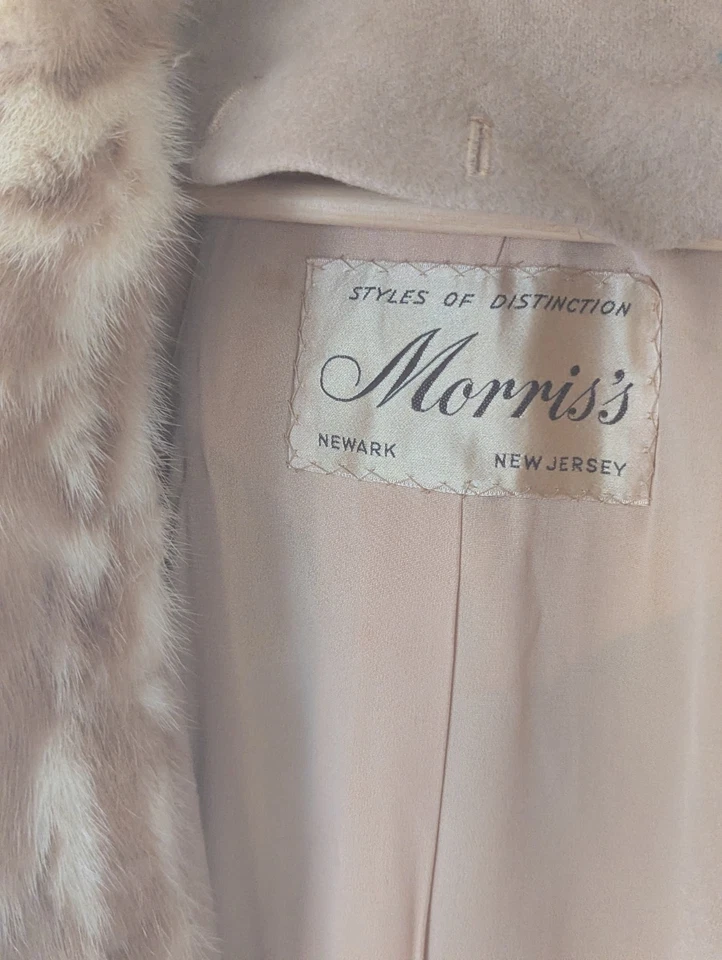 Abrigo de invierno Morris's New Jersey vintage de piel con cuello tostado talla grande para mujer Foto 2 de 4