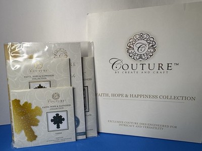 Create and Craft Couture Die Collection Faith Hope Happiness Cutting Dies 142706