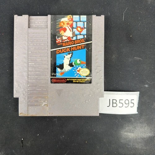 Original Nintendo Super Mario Bros Duck Hunt NES Cartridge 1985 Tested JB595