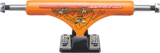 SLAPPY x Toy Machine ST1 Hollow Orange / Black Skateboard Trucks 8.0" Axle