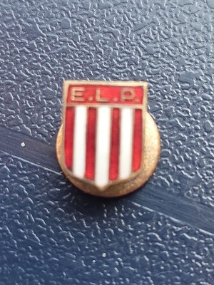 Alte Knopflochbrosche Fußball Estudiantes de La Plata  (210)