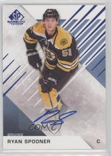 2016-17 SP Game Used Blue Auto Ryan Spooner #32 Auto y3r