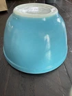 Vintage Pyrex #401 Primary Colors Blue 1.5 Pint Small Nesting Mixing Bowl USA