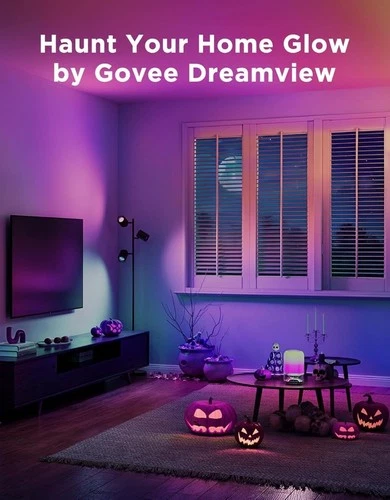 GOVEE H60B2 Tree Floor Lamp Black 3 Rotatable Lights 64 Dynamic Scenes C Z72 - Picture 8 of 9