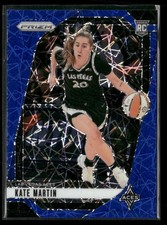 2024 Panini Prizm WNBA #126 Kate Martin Blue Velocity Prizms Las Vegas Aces