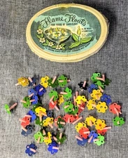 Vintage Flame Floats West Germany MCM Cool Graphics