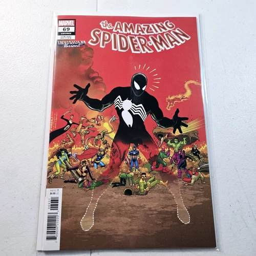 Marvel Comics Amazing Spider-Man #69 Amanda Conner Invisible Variant (NM 9.4)