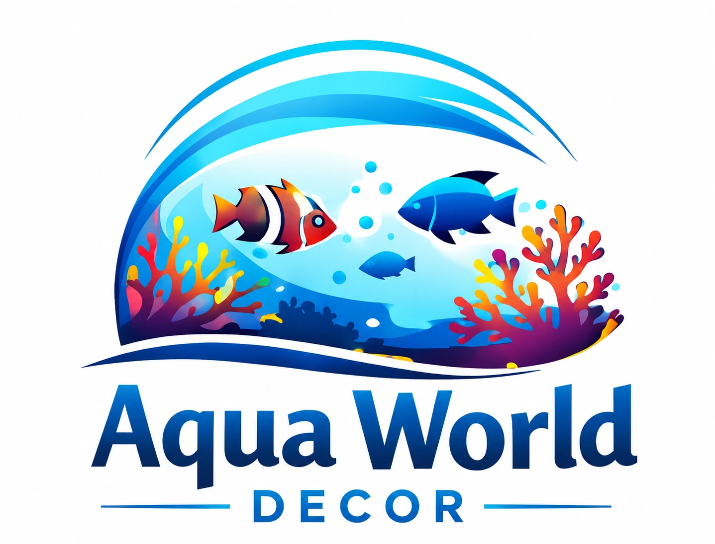 Aqua World Decor Logo