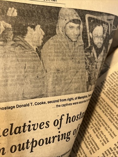 Newspaper Iran Hostages Released Reagan Inauguration Raleigh NC January 21 1981 - Picture 16 of 24