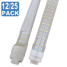 T8 R17D HO 8FT Led Tube Light 8 Foot Led Bulbs 72W 144W Led Shop Light 6500K