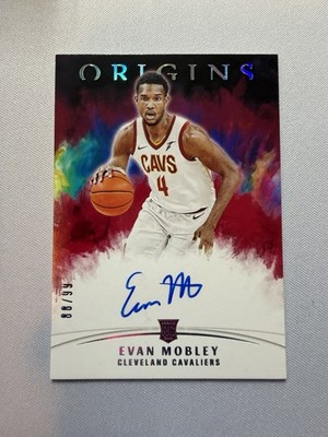 2021-22 Origins Evan Mobley Rookie Autographs Red /99 RC Auto Cavaliers