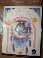 Watercolor Workbook Kit With 12 Colors Pallet And Brush