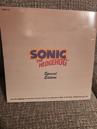 Sonic the Hedgehog Sonic's Shoes Blues Sega Golden Book Kids 1993 - Picture 5 of 8