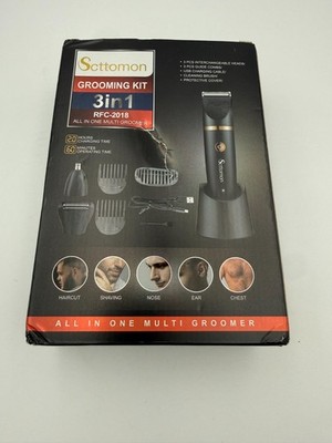 Scttomon Grooming Kit 3in1 RFC-2018 All in One Multi Groomer Electric Trimmer Se