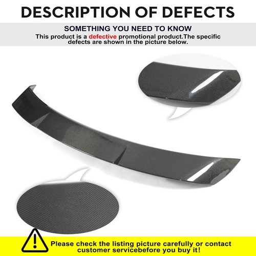 For 2015-2023 Ford Mustang GT350R Real Carbon Fiber Rear Trunk Spoiler Wing Lip - Picture 2 of 16