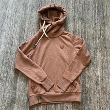 Naketano Women's Brave New World Brown Hoodie, Size M