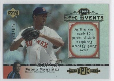 2006 Upper Deck Epic Events 543/675 Pedro Martinez #EE68 HOF 0m0
