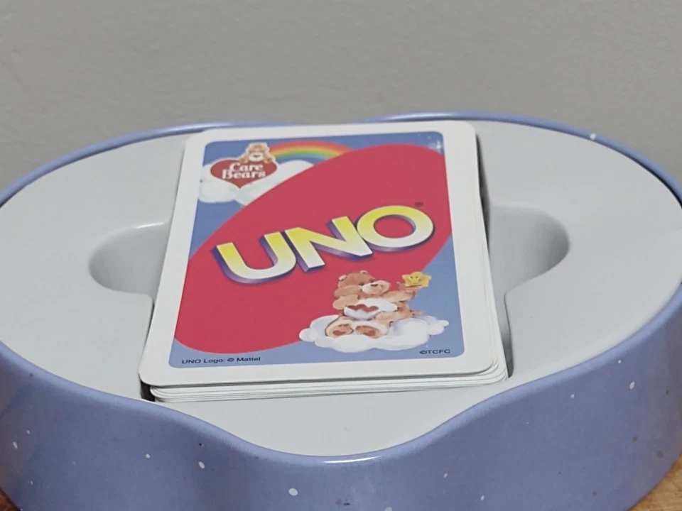 Vtg Care Bears Special Edition Uno Card Game Collector’s Tin INCOMPLETE  - Image 4 of 4