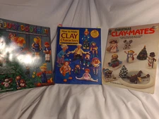  Polymer Clay Characters Books Clay-mates Maureen Carlson Fimo Crafts Projects