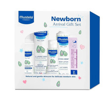 Mustela Newborn Arrival Gift Set Baby Skincare  Bath Essentials 5Pcs FULL SIZE