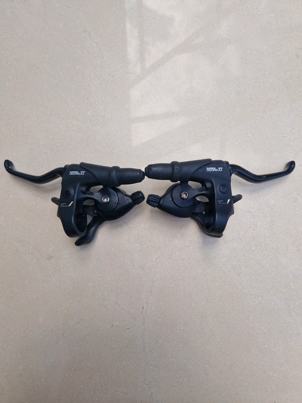 Retro Shimano XT ST- M095 3X7 Shifter Brake Lever Left and Right