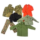 Vintage GI Joe Adventure Team Clothing Lot Camo Orange Jumpsuits Military