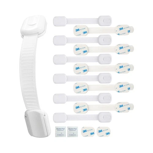 Child Baby Toddler Safety Cupboard Locks Cabinet Door Drawer Fridge Pet Safety - Picture 1 of 15