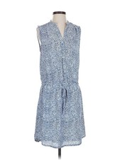 NWT Hilary Radley Women Blue Casual Dress 4