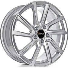 AVUS AC-518 17" 7J 4x108 ET 42 63.4 HYPER SILVER Alloy Wheels