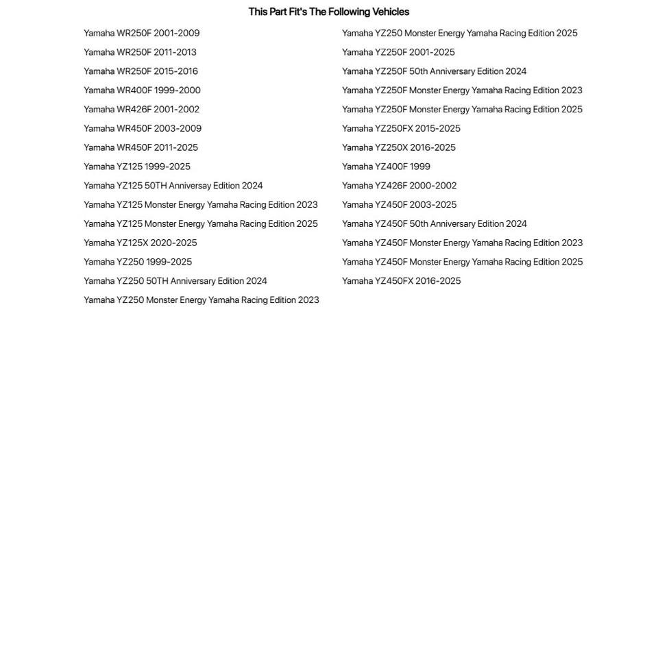 Tusk Impact Wheel Bearing and Seal Kit - Rear For YAMAHA YZ250X 2016-2023 - Image 2 of 4