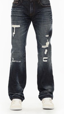 Cult of Individuality Rebel Straight Jeans  Lexie    Men s 36x34   Premium Denim