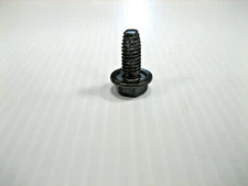 (10) 5/16"-18x3/4" HEX FLANGE SCREW With Serrations, Type-F Thread Cutter,Black