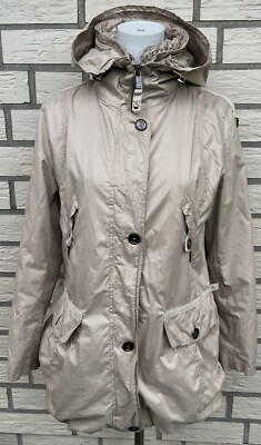 concept k-leicht gefütterte Damen Jacke mit Kapuze-ecru creme-Größe 38