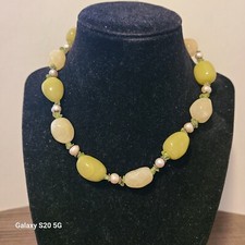 Unbranded Beaded Necklace Bracelet  Dangle Drop Earrings Set Pre-Owned Fashion