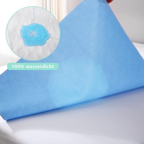 Inkontinenzunterlage Waschbar 70 × 90 cm Saugvlies Matratzenauflage wasserdic... - Bild 2 von 7
