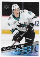 20/21 UPPER DECK SERIES 2 YOUNG GUNS RC Nicolas Meloche #463