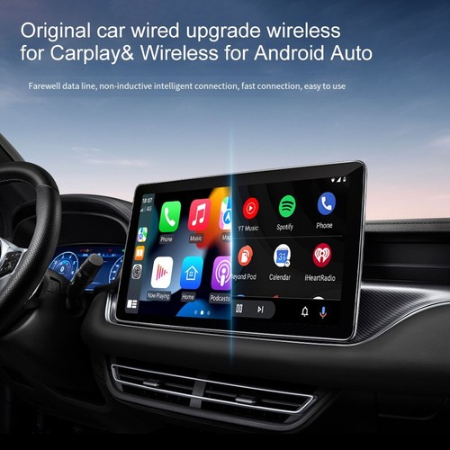 Compact Wireless Device for Android Auto and For CarPlay For Streaming - Afbeelding 3 van 18