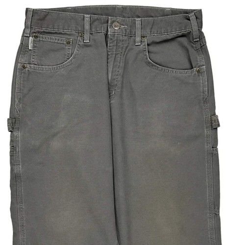 Pantalón Carpintero Carhartt - 32′′ Cintura Gris Algodón - Imagen 10 de 11