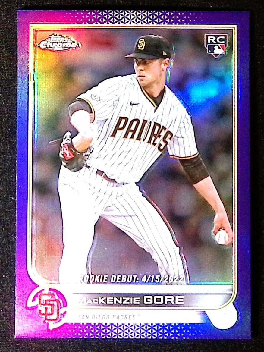 MacKenzie Gore - 2022 Topps Chrome Update #USC19 Purple Refractor - Pirates