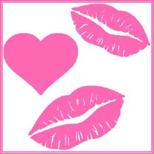 30 Custom Pink Love Art Personalized Address Labels