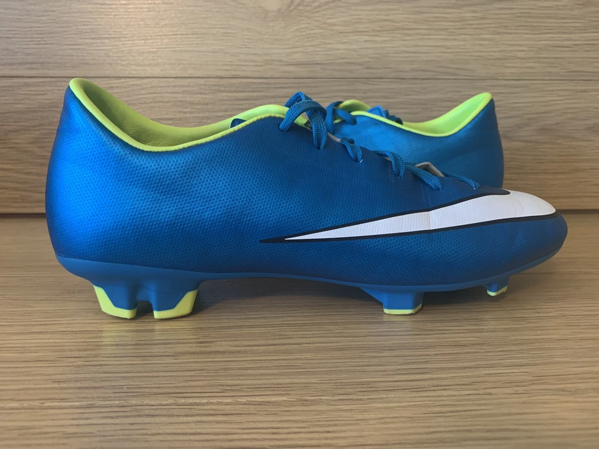 Nike Mercurial Victory V Blue Lagoon Volt 658576 400 Womens Sz 7