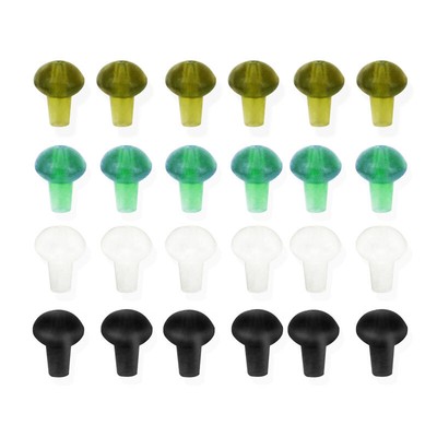 100 pcs Hook Stops Beads Carp Fishing Terminal Tackle Rubber Carp Rigs Holder