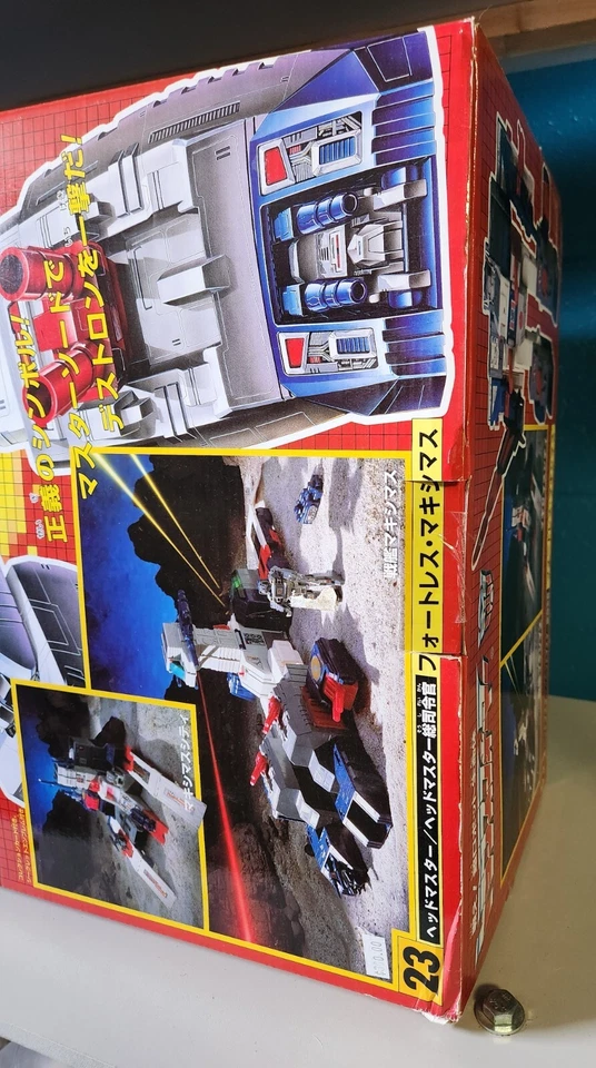 UPDATE HOT !!! FORTRESS MAXIMUS HEADMASTER W/BOX TAKARA 1987 Japan - Image 2 of 4