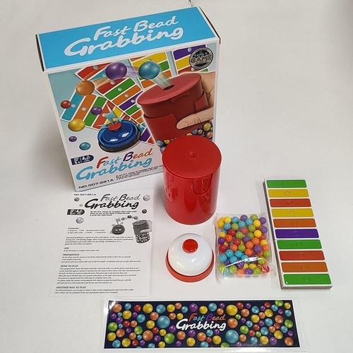 Match Color Line Bingo Board Games Fun Fast Bead Grabbing 2-Player Game - Bild 4 von 8