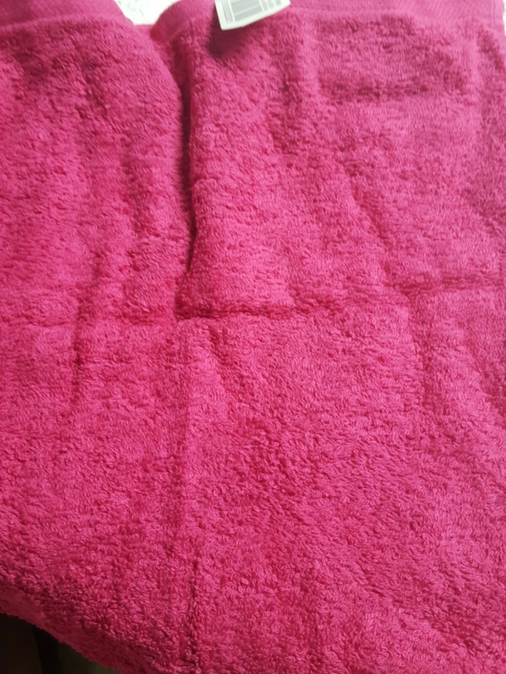 Lote de 10 toallas de mano Mainstays fucsia nuevas con etiquetas 16 x 26 pulgadas 100 % algodón Foto 3 de 3
