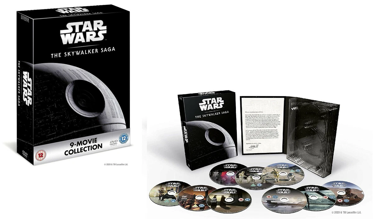 Skywalker saga dvd box set hot sale