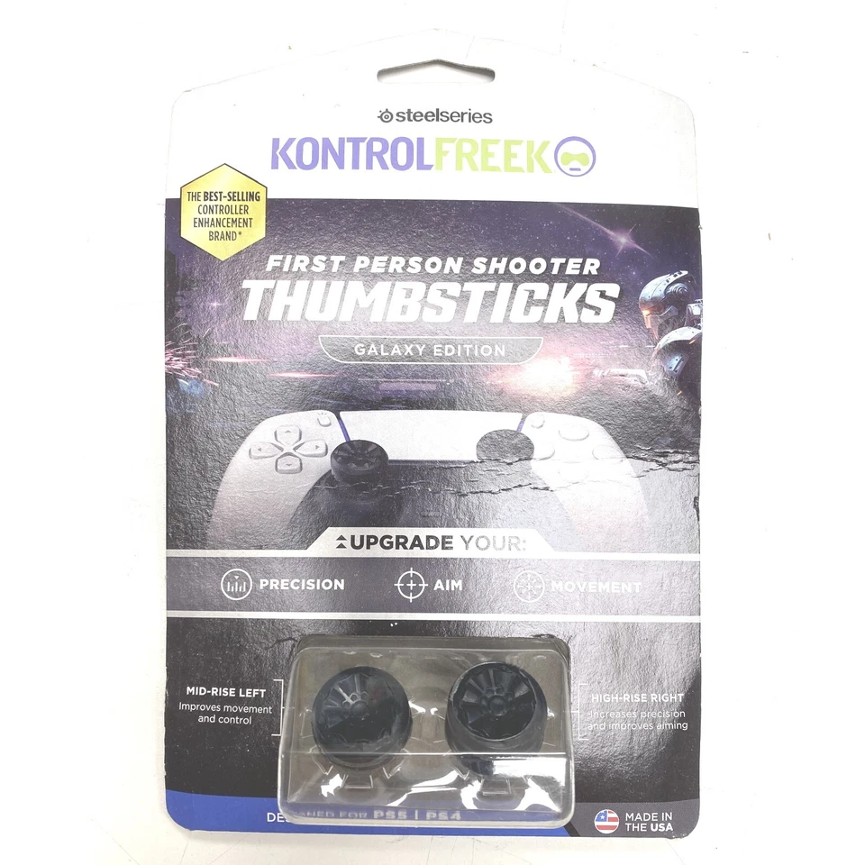 Kontrolfreek First Person Shooter Thumbsticks Playstation Ps5 Ps4 Black